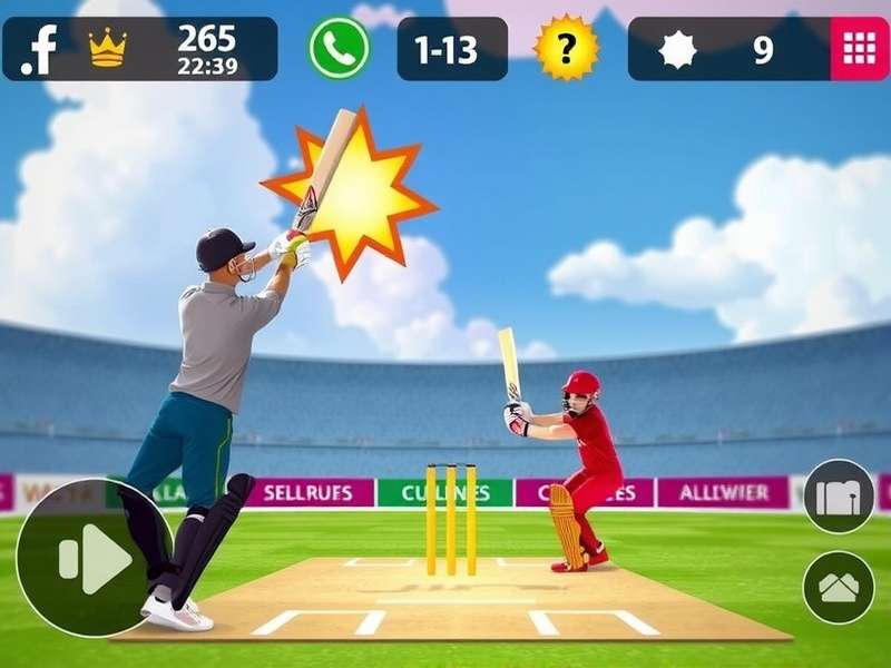 Epic Cricket Clash Gameplay Screenshot